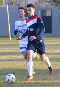 Vannicola, autore del gol del vantaggio.