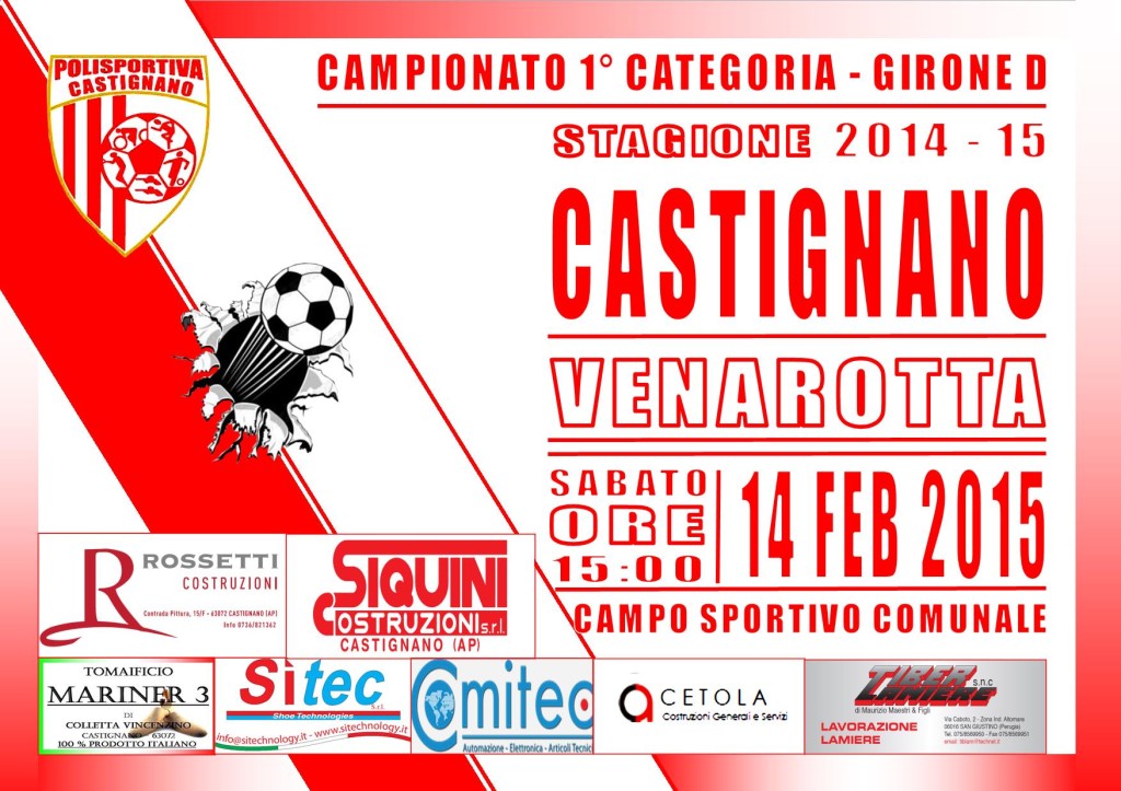 22 gior. CASTIGNANO-VENAROTTA