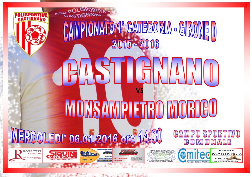 16 GIOR. CASTIGNANO-MONSAMPIETRO M.