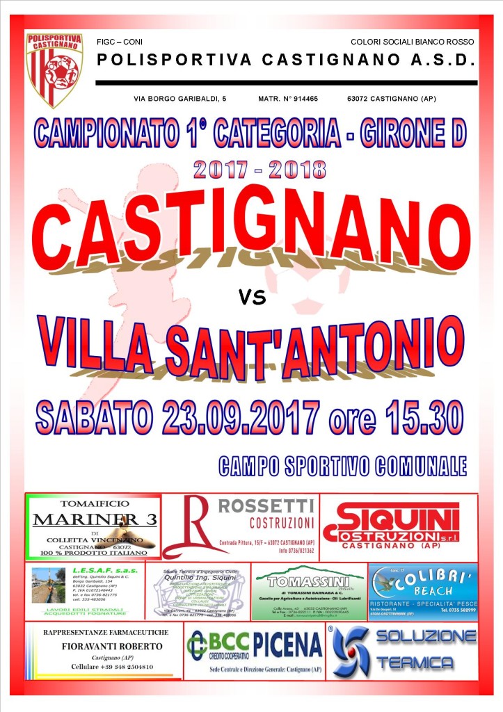 01 - CASTIGNANO - VILLA SANT'ANTONIO