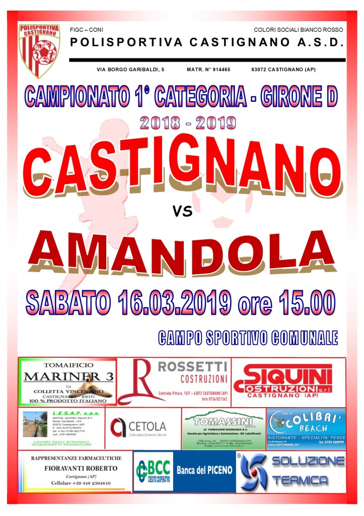 25 - CASTIGNANO - AMANDOLA