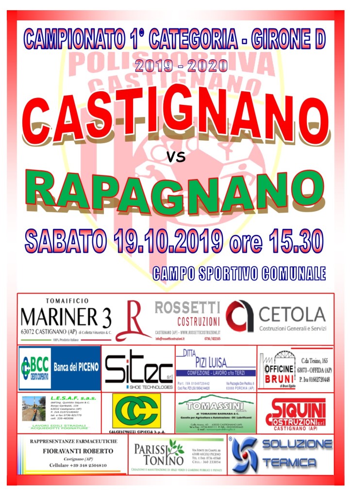 6° CASTIGNANO - RAPAGNANO