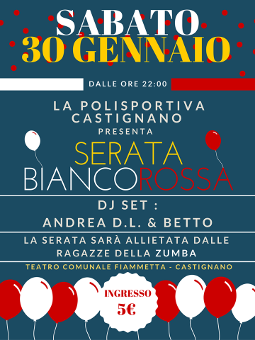 Serata Bianco Rossa.